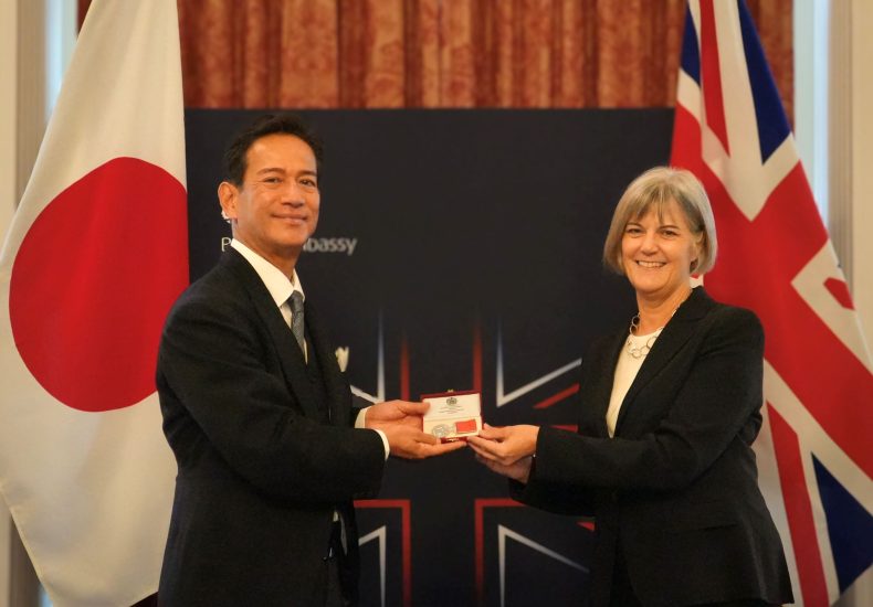 名誉大英勲章BEMを受章